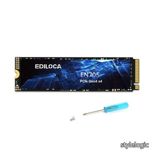 �y���������zEN705 SSD 2TB PCIe Gen4 NVMe M.2 2280 PS5����m�F�ς� �ő�Ǎ�: 4800MB/s �ő发���F4500MB/s 3D NAND TLC ����SSD �_�C�i�~�b�N SLC �L���b�V�� �m�[�g�p�\�R���ƃf�X�N�g�b�v�p�\�R�� �ɑΉ� ��