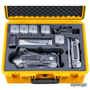 �y���������zTitan M400 �h���P�[�X(�C�G���[) DJI Mavic 4 Pro Fly More/�N���G�C�^�[�R���{�A DJI RC Pro 2/RC2 ���M�@�ɓK�p�A�ő�Ńo�b�e���[6�����[�\�y�P�[�X�̂݁z