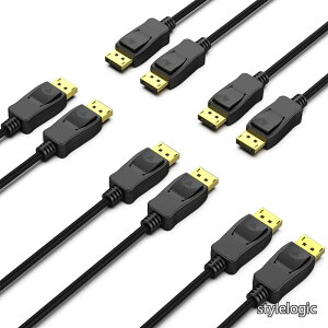 �y���������z�P�[�u�� BENFEI �yVESA�F�؍ς݁z5�� 1.8m DisplayPort-DisplayPort �P�[�u�� 8K@60Hz�A4K240Hz�A2K DP-DP�I�X-�I�X�P�[�u�� �A�����b�L�R�[�h�A���T�|�[�g���ALenovo�ADell�AHP�AASUS�ȂǂɑΉ�