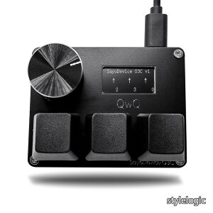 �y���������zSayoDevice O3C OSU �L�[�{�[�h ���s�b�h�g���K�[ �z�[���X�C�b�` ���C���j�A�X�C�b�` �L�[�{�[�h �m�u�ƃX�N���[���t�� �R�s�[�y�[�X�g�A�V���b�g�J�b�g�A�}�N���z�b�g�X���b�v�~