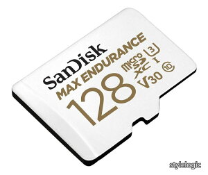 �y���������z128GB MAX Endurance microSDXC Card with Adapter for Home Security Cameras and Dash cams - C10 U3 V30 4K UHD Micro SD Card - SDSQQVR-128G-GN6IA