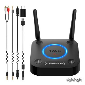 �y���������zBluetooth 5.2�g�����X�~�b�^�[ �e���r�p 2�䓯���ڑ� aptx HD aptx LL ��x�� USB���d ���f�W�^�� 3.5mm �����f�W�^�� �e���r���� Bluetooth �w�b�h�t�H�� �X�s�[�J�[�ւ̃��C�����X �I�[�f