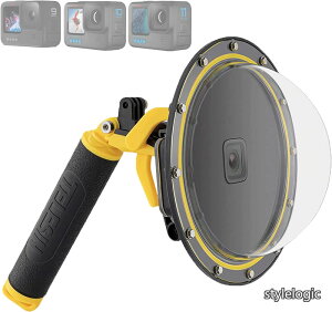 �y���������zGoPro HERO12 HERO 11 HERO 10 HERO 9 �K�p �h�[���|�[�g �S�[�v���p �����h�[�� 30M �����B�e�p �n�E�W���O�P�[�X 180°���L�p �h���P�[�X �_�C�r���O/���j/�T�[�t�B���ȂǍœK(GoPro 12 11 10 9 