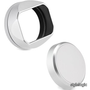 �y���������z�X�N�G�A���^�������Y�t�[�h �x�m�t�C���� FinePix X100VI X100V X100F X100 X100S X100T X70 �J�����A�N�Z�T���[ �V���o�[ �L���b�v�� 49mm �A�_�v�^�[�����O�L�b�g�t��
