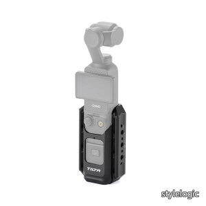 �y���������zPocket 3 Pocket 4�J�����P�[�W�p�A�r�f�I���O�g���A�_�v�^�[�}�E���gDJI Osmo Pocket 3 Pocket 4�ɑΉ��A1/4��-20�X���b�h�ANATO���[���A���X�g�X�g���b�v�X���b�g�t�� TA-T65-AME-B