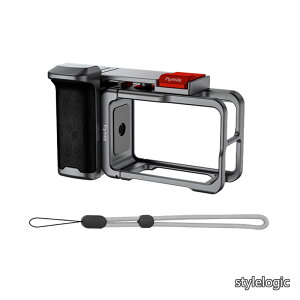 �y���������zDJI ACTION 3/4/5 PRO�Ή��P�[�X �X�|�[�c�J�����p �������ی�g���t���[�� �X�g���[�g�O���b�v�Z�b�g �t�H�g�O���t�B�[ ���r�b�g�P�[�W �A�N�Z�T���[ (�}�Q��)