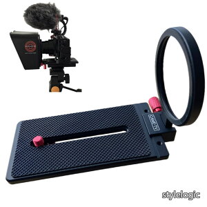 �y���������z�A�_�v�^�[ 52mm �����O �X���b�h �t�B���^�[�ƃ����Y�p Sony ZV-1 ZV-1F RX100M7 �܂��� Canon G7X Mark III �V���[�Y�p Padcaster Parrot Teleprompter Desview T3 T2