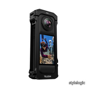 �y���������z�t���J�����P�[�W Insta360 X4 �Ή��AX4�p���^���t���[�� ���r�b�g�P�[�W�ی�P�[�X �N�C�b�N�R�[���h�V���[���V�[�o�[�Ή��A1/4-20 �X���b�h