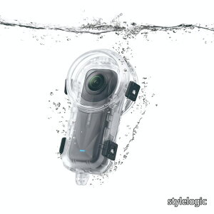 �y���������zInsta360 X5�p�h���P�[�X �����P�[�X X5�����h���P�[�X�ی�P�[�X�Ή��ɂ�鐅���B�e�� �S���ʕی� �ψ��� �h�o �����h�~ (���S�Ɍ����Ȃ������V�F��)