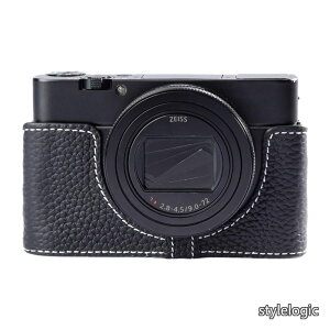 �y���������zrx100VI(RX100M6)/rx100 VII(RX100M7)��p ����{�v���n�[�t�^�C�v�J�����v���e�N�g�P�[�X�K�pSony DSC-RX100M6/DSC - RX100M7 (Black-white line)