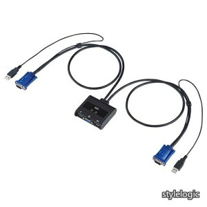 �y���������z�A�E�g���b�g �p�\�R���ؑ֊� VGA USB�Ή� 2:1 ���� �P�[�u����̌^ �R���p�N�g SW-KVM2UUN ���ɃL�Y�A����̂���A�E�g���b�g�i�ł��B