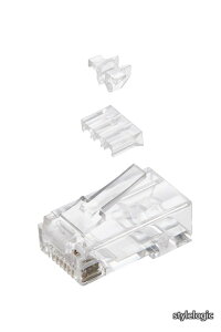 �y���������zRJ45�R�l�N�^ ���[�h�o�[�t�� 100���� LD-6RJ45T100/L