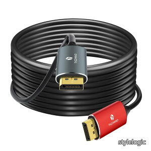 �y���������z8K DisplayPort ���t�@�C�o�[�P�[�u�� 30M DP - DP 1.4�P�[�u�� 8K@30Hz 4K@144Hz 32.4Gbps HDR�Ή� G-Sync FreeSync �m�[�g�p�\�R�� PC TV �Q�[�����j�^�[�p