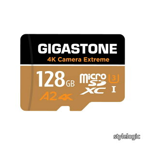 �y���������z�}�C�N��SD�J�[�h 128GB 4K Camera Extreme microSDXC UHS-I A2 V30 U3 C10 100MB/s ���� Full HD & 4K UHD�B�e SD�A�_�v�^�[1���t��