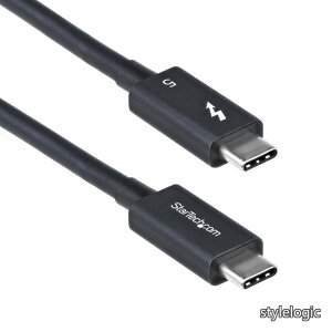 �y���������zThunderbolt 5�P�[�u���^50cm�^8K60Hz�^�ő�120Gbps�^240W PD�^USB-C/4�݊��^�u���b�N�^�}���[�d TBLT5MM50CM240W