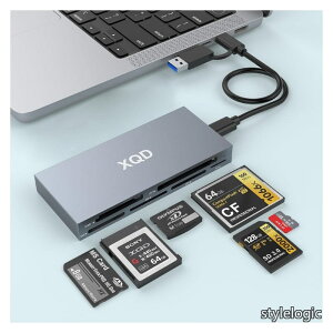 �y���������zType b�J�[�h���[�_�[ 6 in 1 USB C/USB A �^�C�vb CFexpress/XQD/SD�J�[�h���[�_�[ USB3.2 Gen2 10Gbps�����]���E����`�� �A���~������̐��^ CFexpress�A�_�v�^�[�������J�[�h���[�_�[Windows/Mac/Li