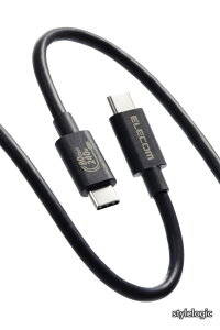 �y���������zUSB-C �P�[�u�� 1m USB4 240W �����f�[�^�]�� USB PD�Ή� �ő�80Gbps 8K/60Hz [Thuderbolt 5 / 4 / 3 USB3.x / 2.0 �݊�] �yUSB-IF���K�F�ؕi�z USB4-V2CCE10NBK