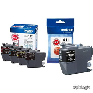 �y���������z�u���U�[�H��(Brother Industries) �C���N�J�[�g���b�W4�F�p�b�N LC3117-4PK �Ή��^��:MFC-J6983CDW�AMFC-J6583CDW�AMFC-J5630CDW �� + �C���N�J�[�g���b�W�u���b�N LC411BK �Ή��^��:DCP-J926N�AMFC-J904N�A