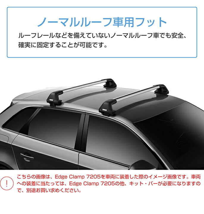 楽天市場】【送料無料】THULE（スーリー） フット 7205 エッジ 