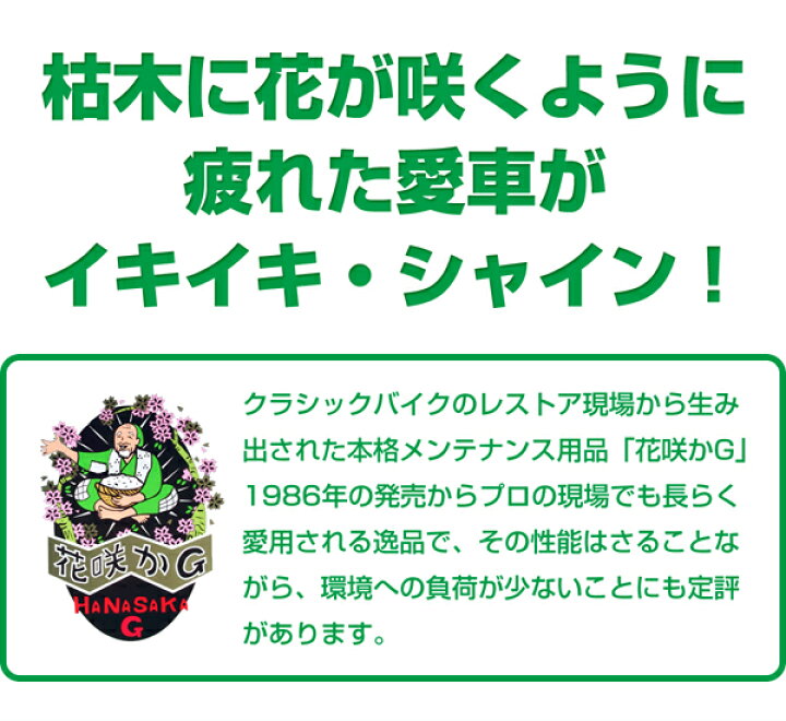 楽天市場 送料無料 沖縄除く 花咲かg タンククリーナー 1l ラストリムーバー 300ml サビ取り剤 錆取り剤 サビ落とし 錆落とし サビ止め 錆止め 防錆剤 金属磨き 車 バイク 自転車 洗車 補修 スタイルマーケット 楽天市場店