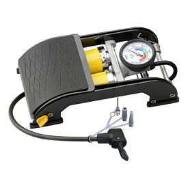 大橋産業 BAL 高圧フットポンプツインシリンダー1924 自転車/自動車/バイク/ゴムボール/浮き輪 用 空気入れ 米/英式/仏バルブ【楽ギフ_包装】