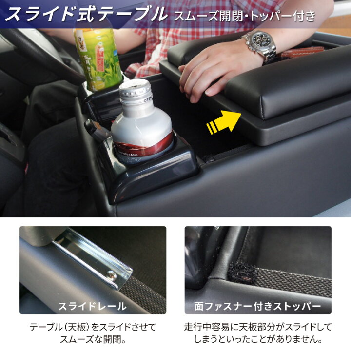 楽天市場】【送料無料】ハイエース 200系 DX コンソールボックス  