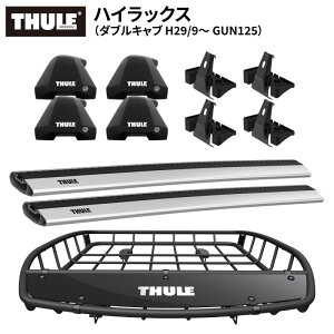�y��������������E�����������zTHULE �X�[���[ �n�C���b�N�X�i�_�u���L���u H29/9�` GUN125�j��p�x�[�X�L�����A�i�t�b�g7205+�E�C���O�o�[�G�b�W 7215×2�{+�L�b�g5003�j+���[�t�o�X�P�b�gTH859XT 