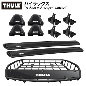 �y��������������E�����������zTHULE �X�[���[ �n�C���b�N�X�i�_�u���L���u H29/9�` GUN125�j��p�x�[�X�L�����A�i�t�b�g7205+�E�C���O�o�[�G�b�W7215B×2�{+�L�b�g5003�j+���[�t�o�X�P�b�gTH859XT 