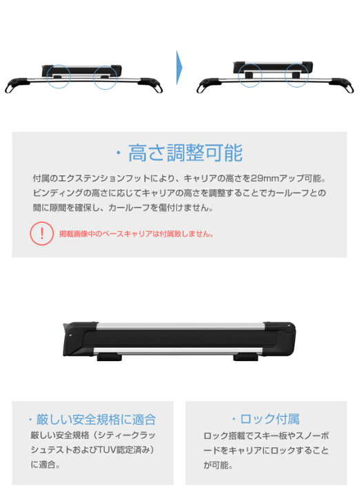 楽天市場】【送料無料】Thule（スーリー） スキー板・スノーボード用 