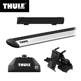 【送料無料】THULE（スーリー） BMW X5専用ベースキャリア（フット7106+ウイングバー EVO7114+キット6007）+スキーキャリア スノーパック7324B F15 2013～2018