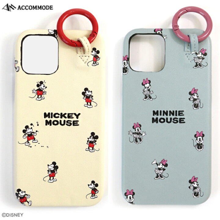 楽天市場 プレゼント付き Iphone 12ケース 12 Pro ケース アコモデdisney Collection ディズニートータルパターンケース ミッキー ミニーの様々なポーズをプリント カラビナ付き ディズニーオフィシャル スタイルミー