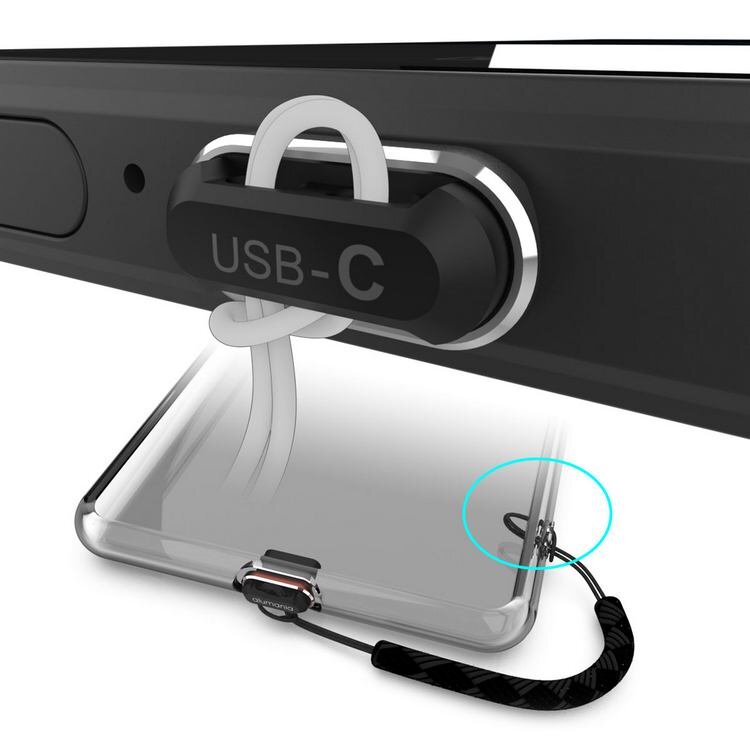 Type-C CHARGING PORT CAP USB-C チャージングポートキャップ 充電ポート保護 アルミ構造 タイプC Alumania  アルマニア スマートフォン・携帯電話アクセサリー