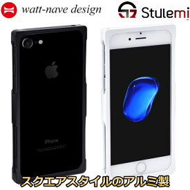 iPhone 8ケース iPhone 7ケース iPhone 6sケース RECTAアルミニウム鋳造製アイフォンバンパーケース ピュアホワイト/シルキーブラック カバー スクエア スマート 守る 保護 レクタ