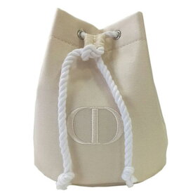 ディオール CDロゴストリングポーチ - ベージュ / Dior CD Logo String Pouch(Beige) 10004041 サンプルサイズ お試し サンプル ミニサイズ トラベル 小分け 旅行 詰め替え