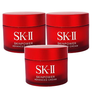 ysAiz SK-II XLp[AhoXgN[ 45ml(15ml×3) SKIN POWER ADVANCED CREAM 10004486 TvTCY  Tv ~jTCY gx  s lߑւ