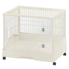 GEX　クリアフロント60 WF （ワイヤースノコ仕様）うさぎ用　小動物用　アクリル　ワイヤー　ケージ　飼育ケージ　スライドロック　キャスター付き　組み立て簡単　透明　クリア　ホワイト　白　クリアフロント　60　60WF　ラビットケージ　ジェックス