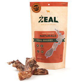 ZEAL　エアドライ　ナチュラルペットトリーツ　フリーレンジ　仔牛のすね　150g無添加　素材そのまま　犬　おやつ　グレインフリー　グルテンフリー　天然 ナチュラル 自然放牧 ビーフ 骨 ボーン 乾物 ニュージーランド　Veal Shanks　ジール　仔牛すね