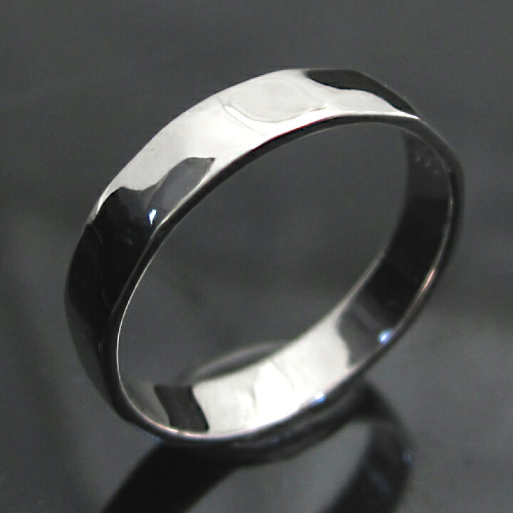 楽天市場】指輪 リング 鎚目 槌目 指輪 プラチナ Pt900 幅 3.6mm 