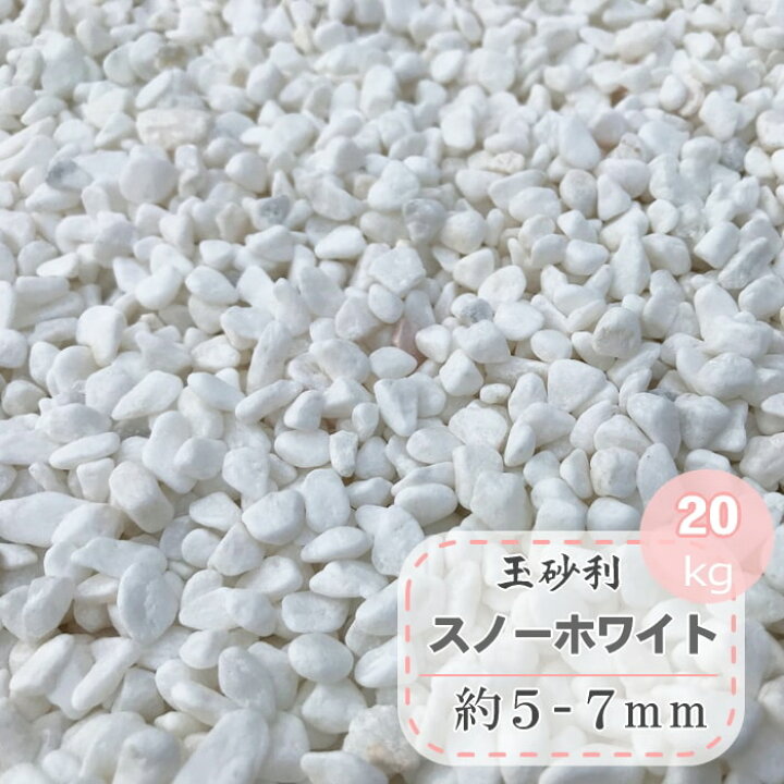 楽天市場 玉砂利 白 白玉砂利 白い 砂利 小粒 庭 白玉石 玉石 小 スノーホワイト 約5 7mm kg 大理石 マーブル 化粧石 白砂利 化粧砂利 小 2分 細かい おしゃれ 小さい 小さめ かわいい 庭用 ガーデニング ドライガーデン 石 白色 坪庭 中庭