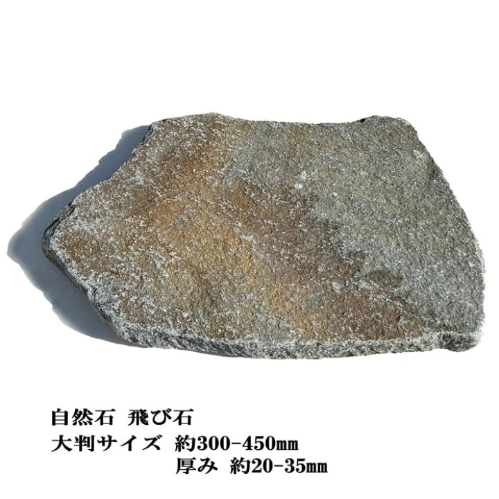 楽天市場】敷石 飛び石 乱形石 ステップストーン 鉄平石 大判 約300 