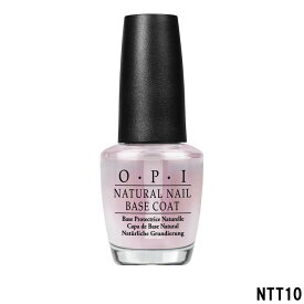 【あす楽】 OPI ナチュラルネイルベースコート NTT10 15ml [ オーピーアイ マニキュア ベース ベースカラー ベースネイル ベースコート 色素沈着 長持ち コート ネイル 爪 ]