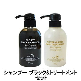 【あす楽】 ブライセス ロイド カラーシャンプー グロッシーブラック 300ml & カバー&キープ トリートメント 300ml セット [ royd ヘアケア ヘアカラー シャンプー トリートメント ブリーチ カラーリング ]