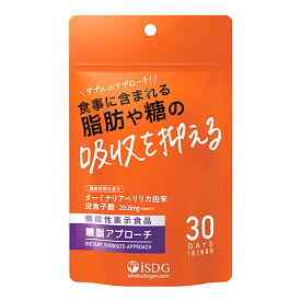 【あす楽】 医食同源ドットコム 機能性表示食品 糖質アプローチ 60粒 [ ishokudogen.co ダイエット サプリ ターミナリアベリリカ サプリメント アーユルヴェーダ 糖質 カット 脂肪 肥満 ]