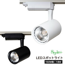 業務用 大光量！ダクトレール用 LEDスポットライト(150W型18W) ST-RL18W　ビーム角度45度