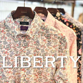 LIBERTY リバティ タナローン 国産 綿100% 長袖 メンズ カジュアルシャツ 柄シャツ ドレスシャツ 派手シャツ 大人 きれいめ お洒落 可愛い デザイン レギュラーフィットfs3gm 派手 個性的 オシャレ 胸ポケット有り 24FA 2406SS LBT