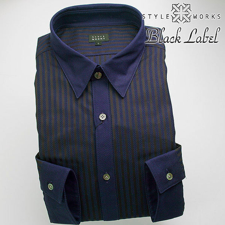 楽天市場】BLACK LABEL・ブラックレーベル 国産ドレスシャツ長袖  