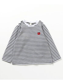 【SALE／22%OFF】apres les cours GIRLSモチーフ長袖Tシャツ｜7days Style エフオーオンラインストア トップス カットソー・Tシャツ ブラック レッド パープル【RBA_E】