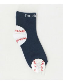 UNITED ARROWS green label relaxing ＜THE PARK SHOP＞アンクル ベースボール ソックス / 靴下 / キッズ ユナイテッドアローズ グリーンレーベルリラクシング 靴下・レッグウェア 靴下 ブラック ネイビー