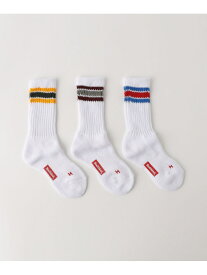 UNITED ARROWS green label relaxing ＜Healthknit＞3ライン ソックス / キッズ 19cm-21cm ユナイテッドアローズ グリーンレーベルリラクシング 靴下・レッグウェア 靴下