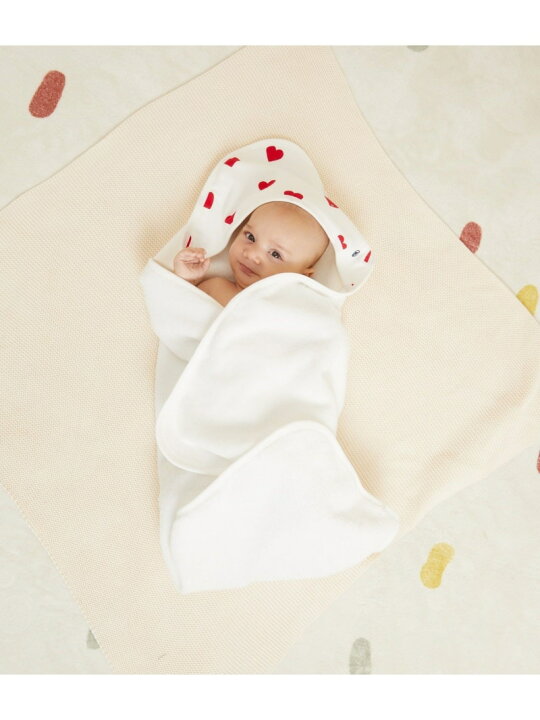 楽天市場】PETIT BATEAU ハートプリントアフガン プチバトー 